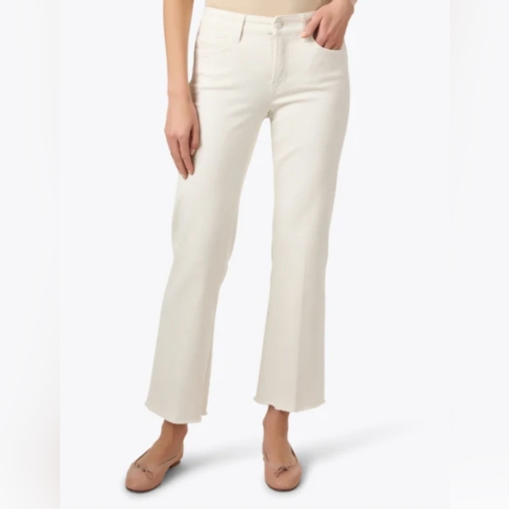 Cambio Francesca Ivory Flare Jean, size 16, with tags